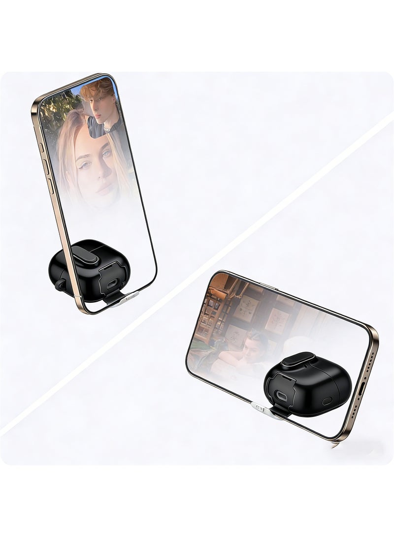 Adando Modern Lock Case for HUAWEI FreeClip 2 Cover, Mil-Rugged Protection with Secure Lock Shockproof Protective Case Cover for HUAWEI FreeClip 2 2025 (Black) - Image 2